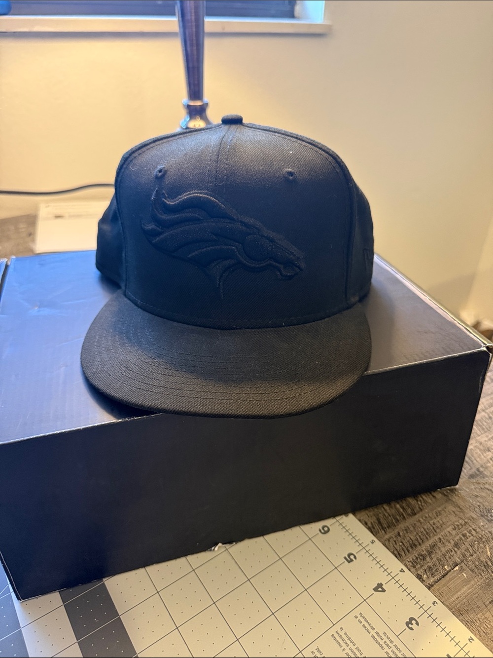 New Era Black Denver Broncos Tonal Logo Snapback Hat